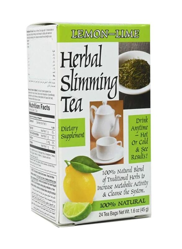 Herbal Slimming Tea Lemon Lime 24 Bags