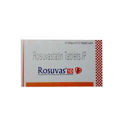 Rosuvas 10mg Cp Strip Of 30 Tablets