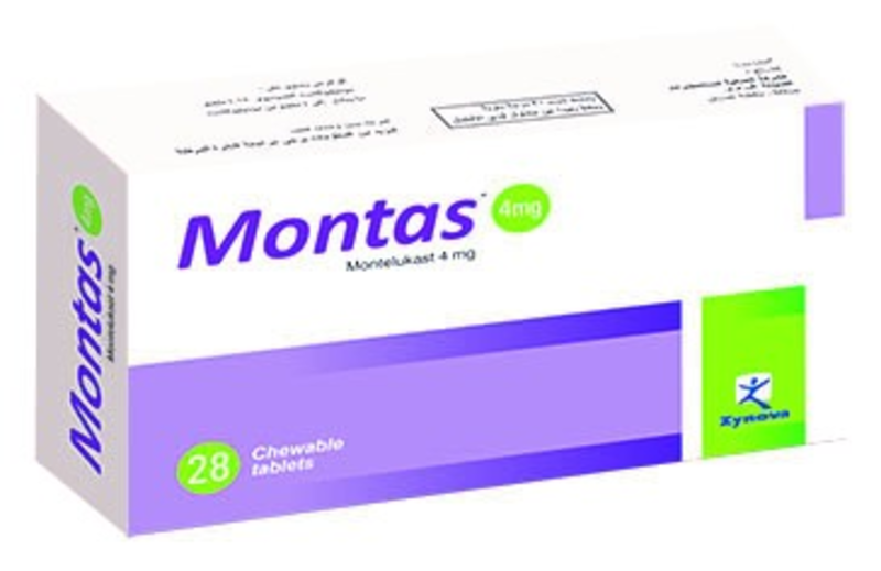 

Zynova MONTAS, 4 MG, TABLETS 28'S