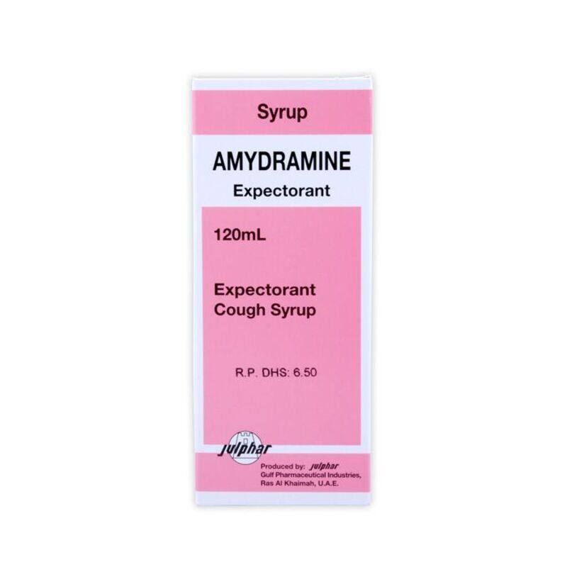 

Generic AMYDRAMINE EXPECTORANT SYRUP 120 ML