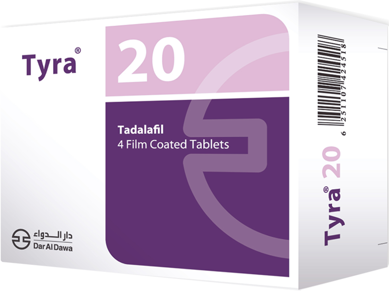 

Generic TYRA 20Mg 4 Tablet