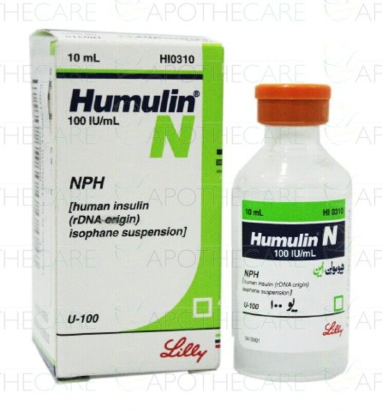 

Generic HUMULIN N INJ 10ML (U-100)