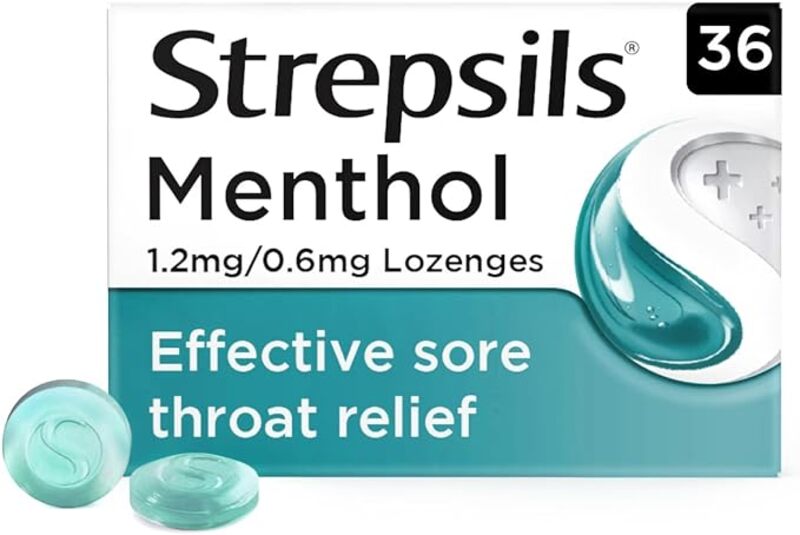 Strepsils Menthol Lozenges, 36s