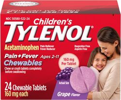 CAMDOL 160MG CHILD CEW TABS 24'S