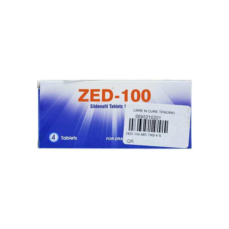 

Generic Zed 100mg Tab 4's