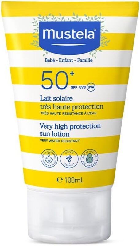 Mustela Very High Protection SPF 50+ Sun Lotion, 100 ml