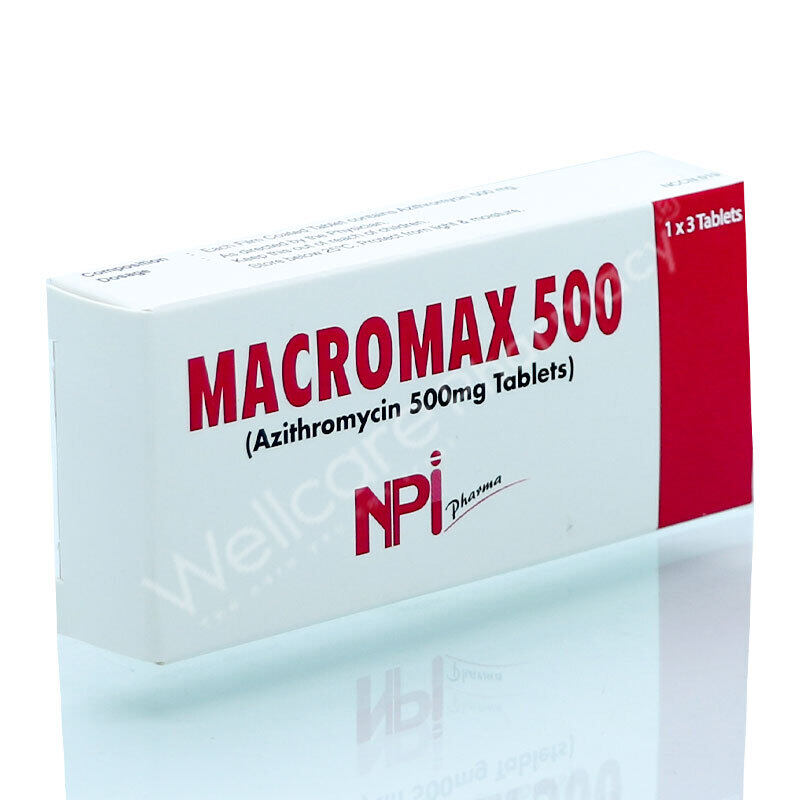 

Generic MACROMAX 500MG TAB 3S