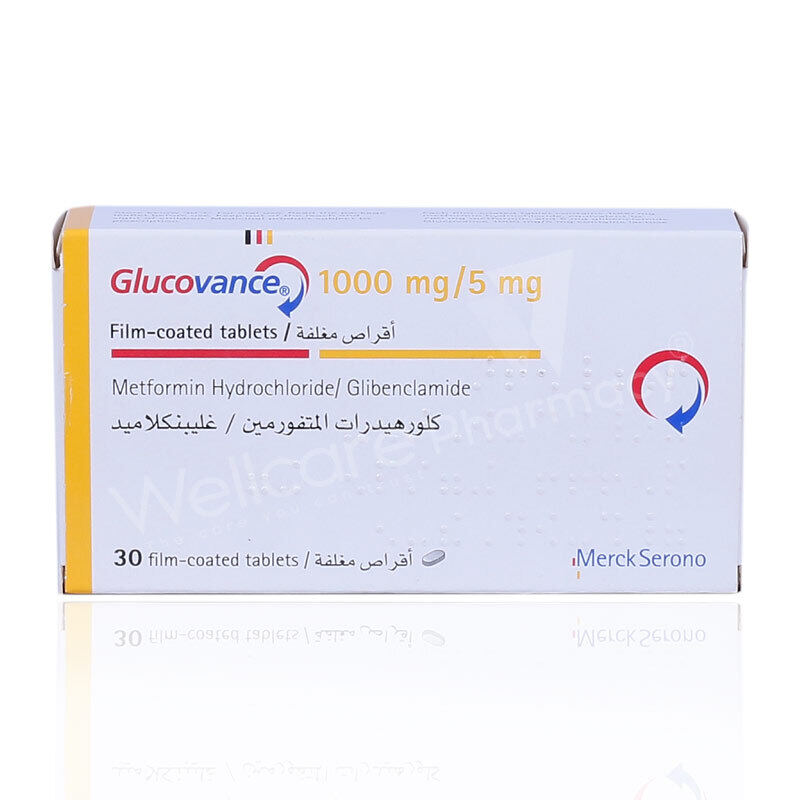 

Generic GLUCOVANCE 1000/5MG TAB 30S