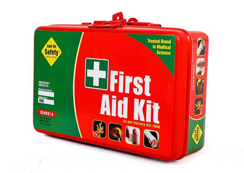 FIRST AID KIT METAL BOX -LARGE