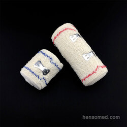 ELASTIC CREPE BANDAGE RED LINE 10X4.5 CM