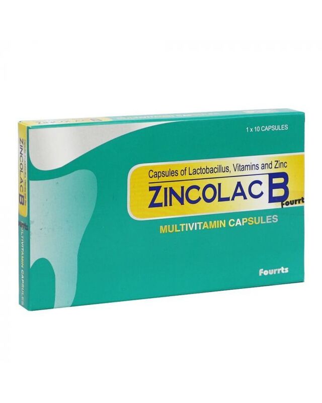 Zincolac B Capsules 10's