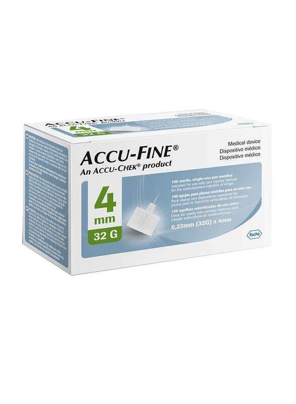 

ACCU-FINE NEEDLE 4MM 32G 100S