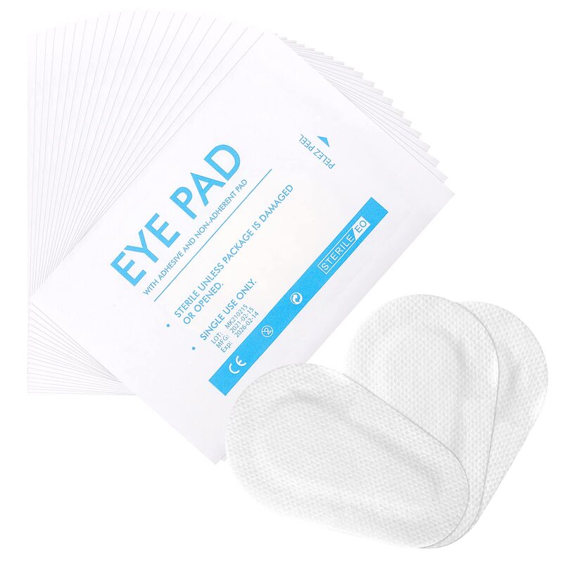 EUROMED EYE PAD STERILE & ADHESIVE 63X57MM 25'S