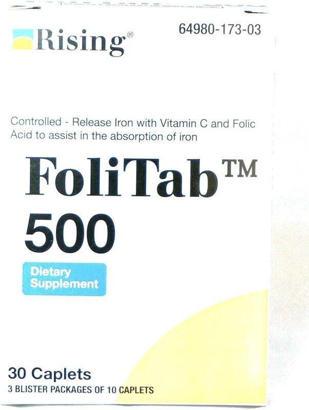 

BIROFOL IRON&FOLIC ACID TABS 30'S