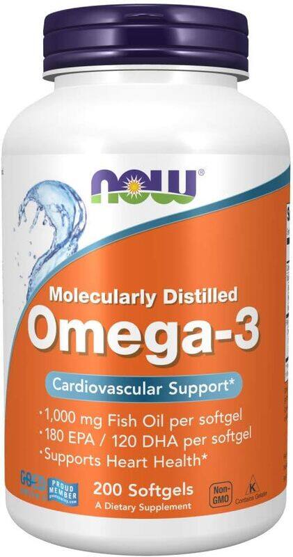 

Now Foods OMEGA-3 FISH OIL 200 Softgels