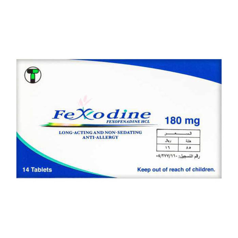 

Generic FEXODINE 180MG 14'S TAB