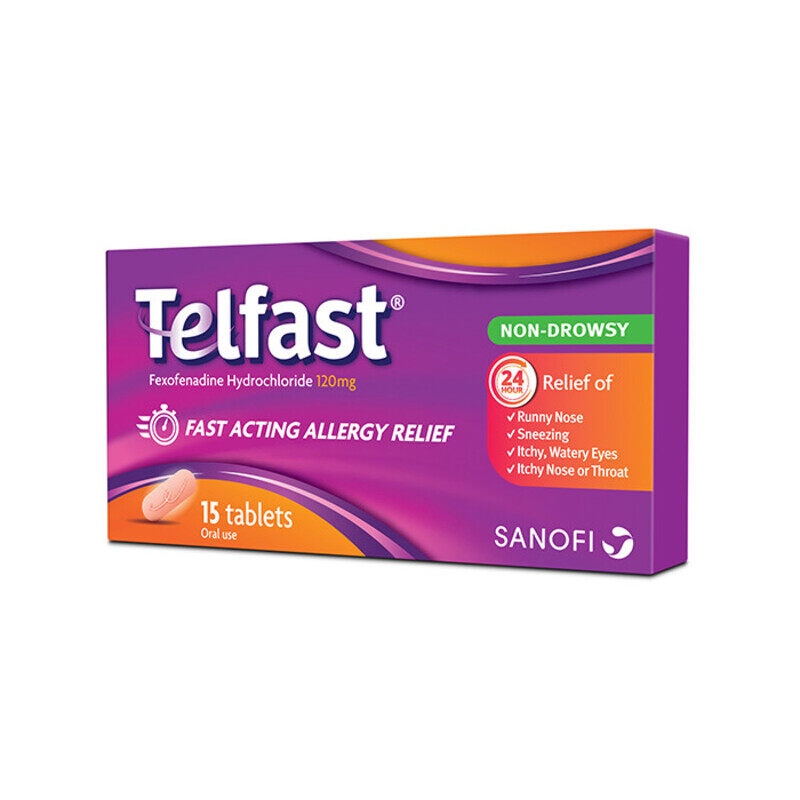 

Sanofi Telfast Tablets 120Mg