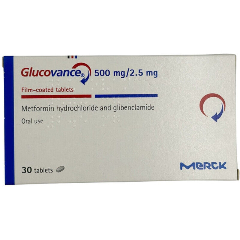 

Generic GLUCOVANCE 500/2.5MG TAB 30S