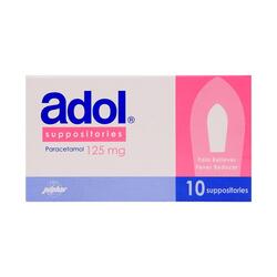 ADOL SUPPOSITORIES 125 MG 10'S
