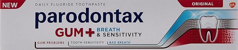 Parodontax Toothpaste Gum + Breath & Sensitivity 75ml