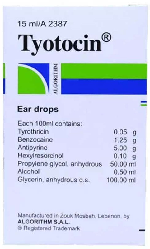 TYOTOCIN EAR DROPS 15ML