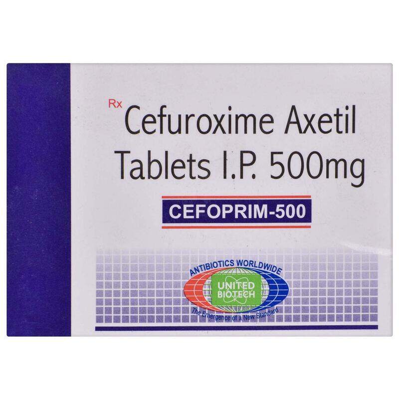 

Generic CEFUZIME, 500 MG, TABLETS 15'S