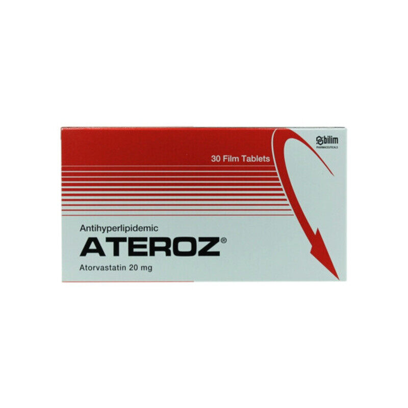 

Generic ATEROZ 20 MG TAB 30S