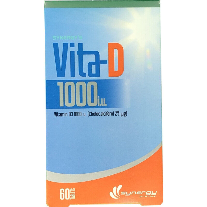 

Synergy's Synergy Vita D 1000 IU Tabs 60s