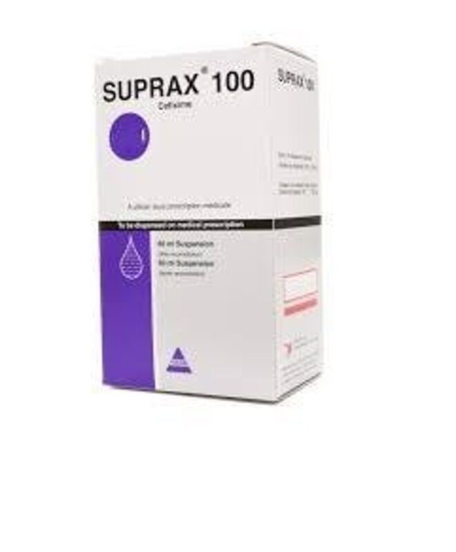 

Generic SUPRAX 100MG SUSPENSION 30ML