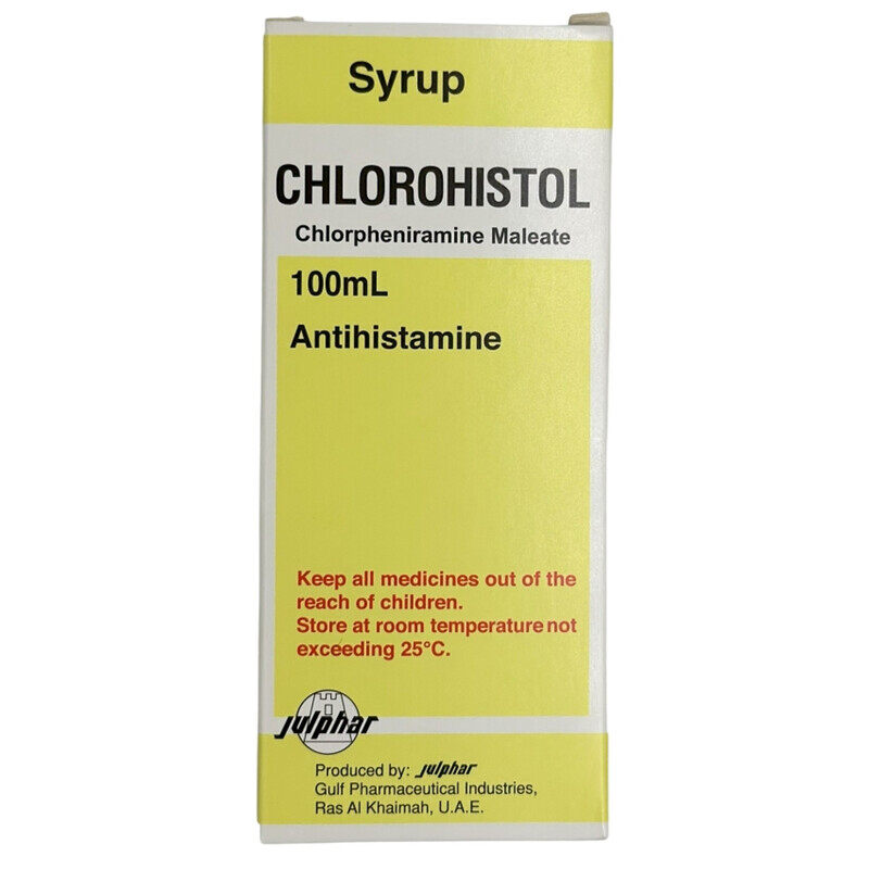 

Generic CHLOROHISTOL SYRUP 100 ML