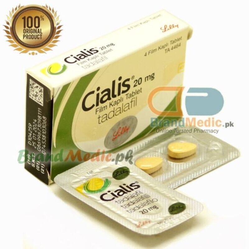 

Generic CIALIS, 20 MG, TABLETS 4'S