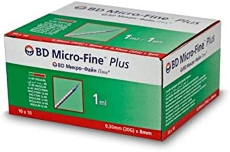 BD Microfine Insulin Syringe & Needles 0.5ml, 30g x 8mm from £3.40