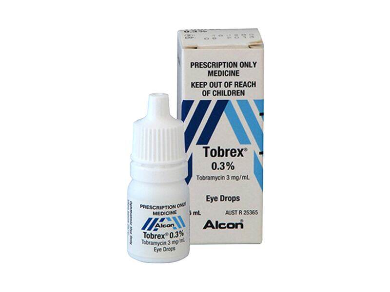 

Alcon Tobrex Eye Drops 0.3% 5ml