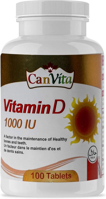 

CANVITA VITAMIN D 1000IU 100 TABLETS