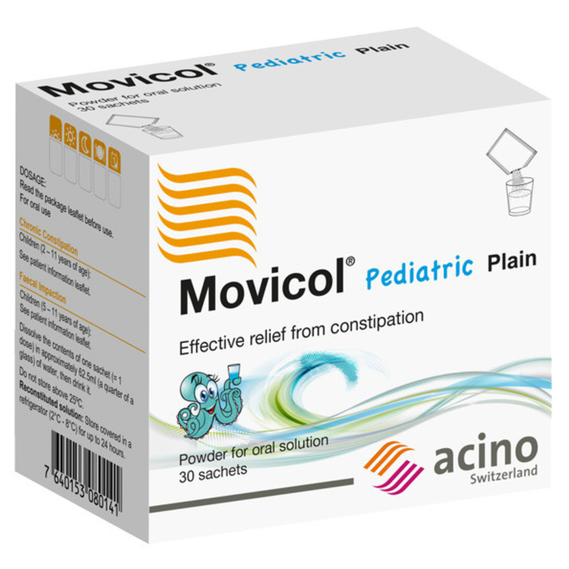 

Acino Movicol Paediatric Plain Sachet 6.9g 30's