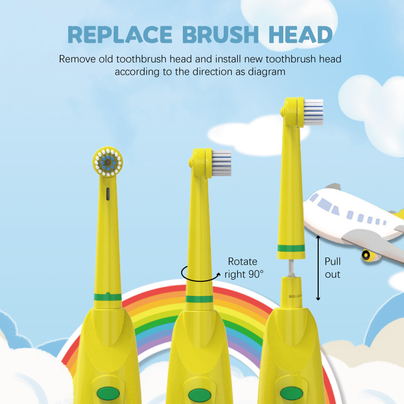 KIDS TOOTH BRUSH HL-248 BATTERY YELLOW