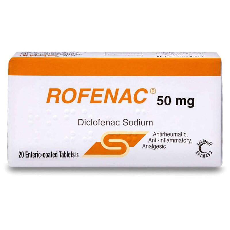 

Generic Rofenac 50 mg Tablet 20pcs