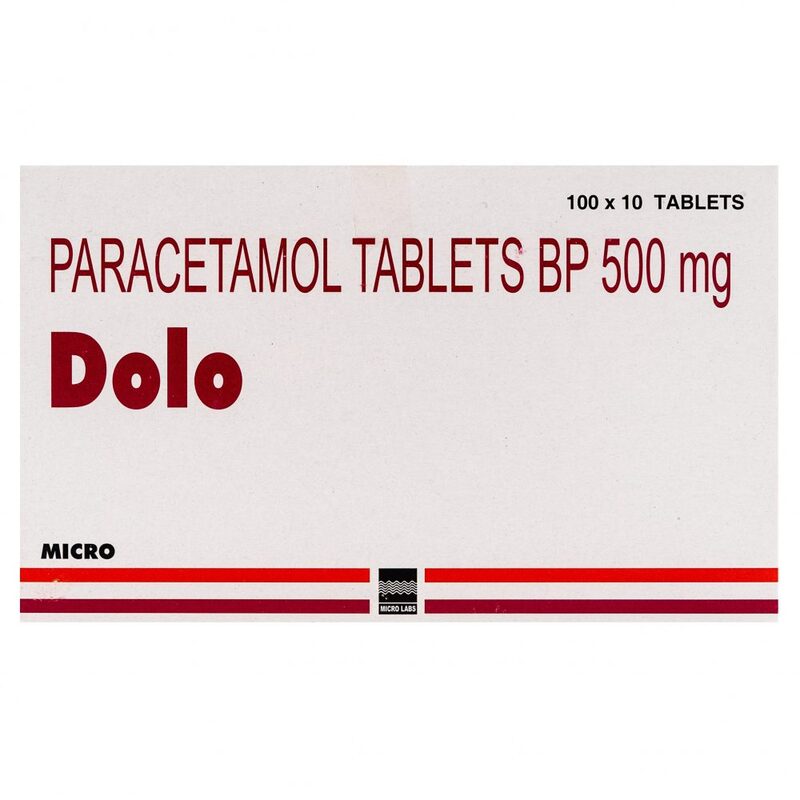 DOLO 500 MG TABLETS 20'S