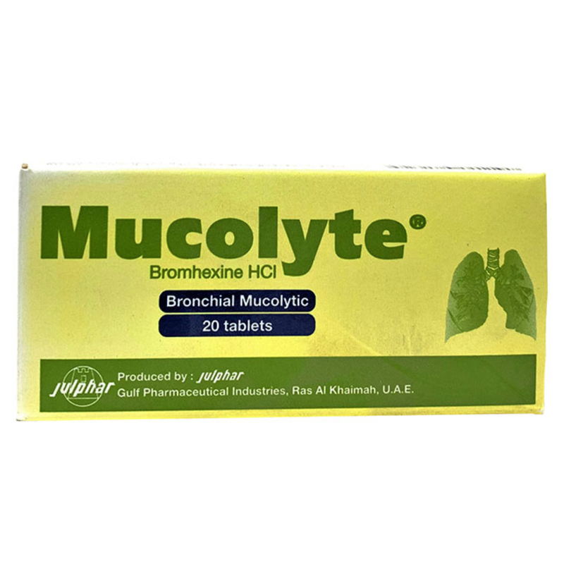 Mucolyte 8mg Tablets 20's