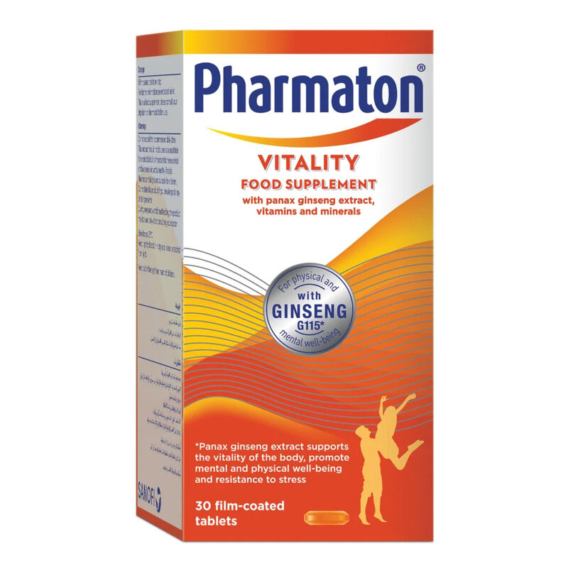 

Generic Pharmaton Vitality, 30 Tablets