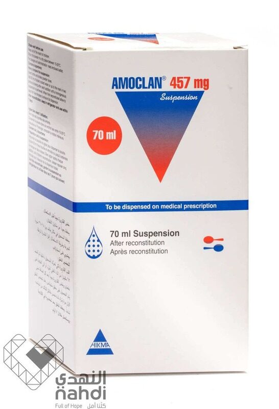 

Generic AMOCLAN BID 457MG/5ML70 SUSP