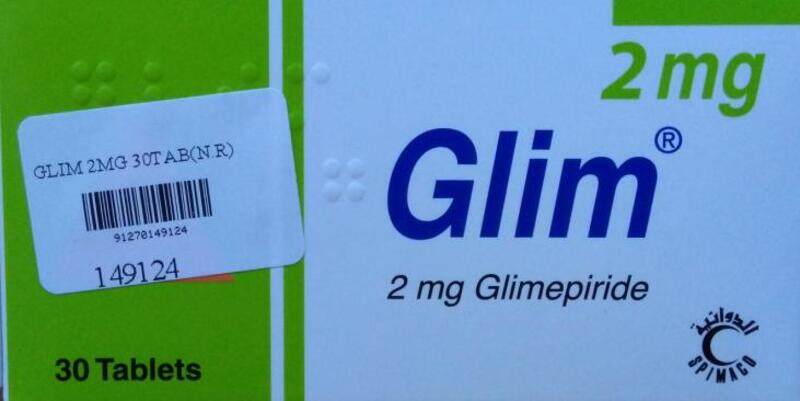 

Generic GLIM, 2 MG, TABLETS 30'S