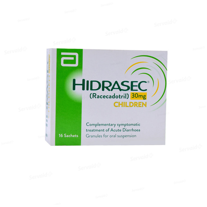 HIDRASEC CHILDREN 30MG SACHETS 16`S