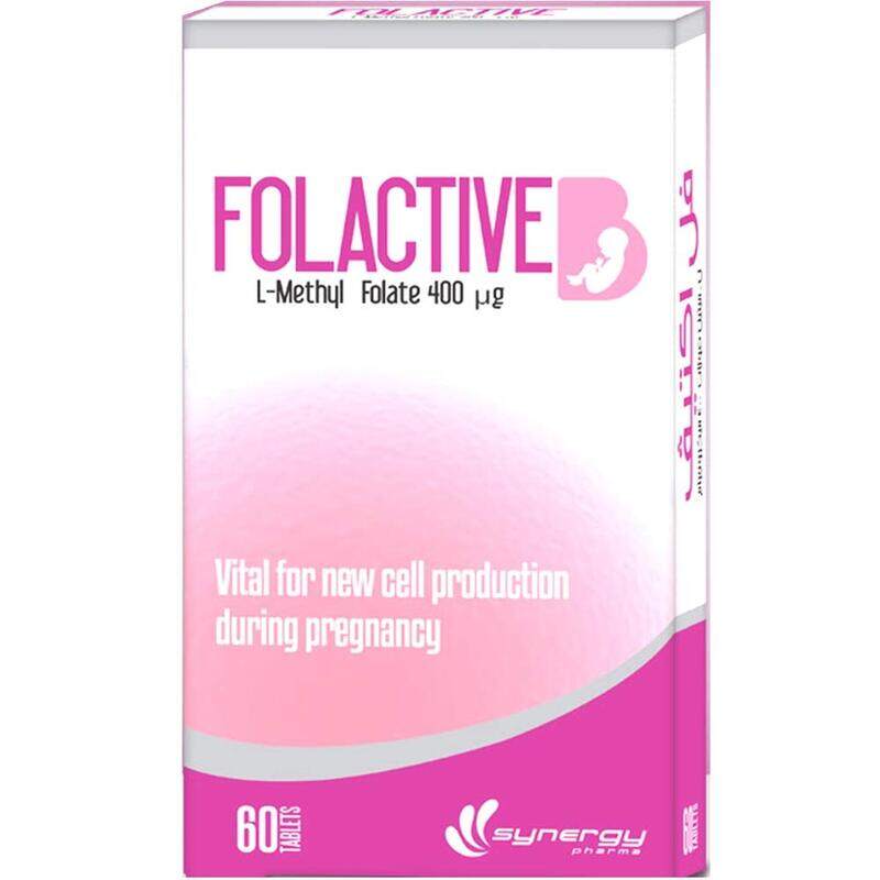 

Generic FOLACTIVE L-METHYL FOLATE 400MG TABLETS 60S