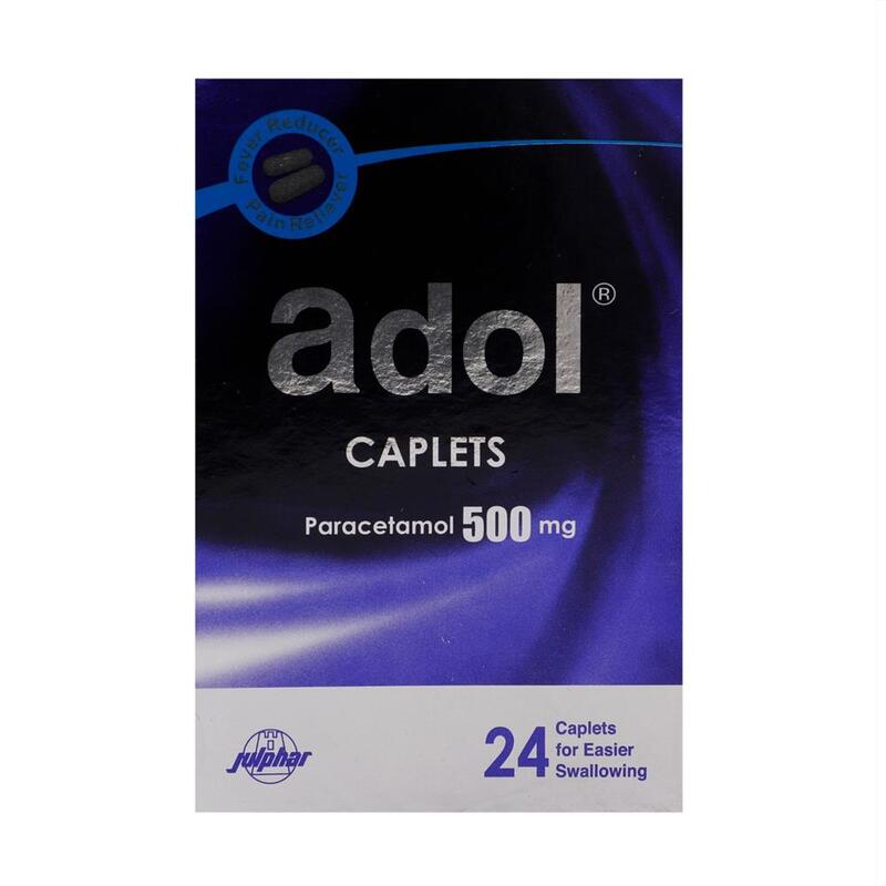 ADOL EXTRA 65 MG/500 MG TABLETS 24'S