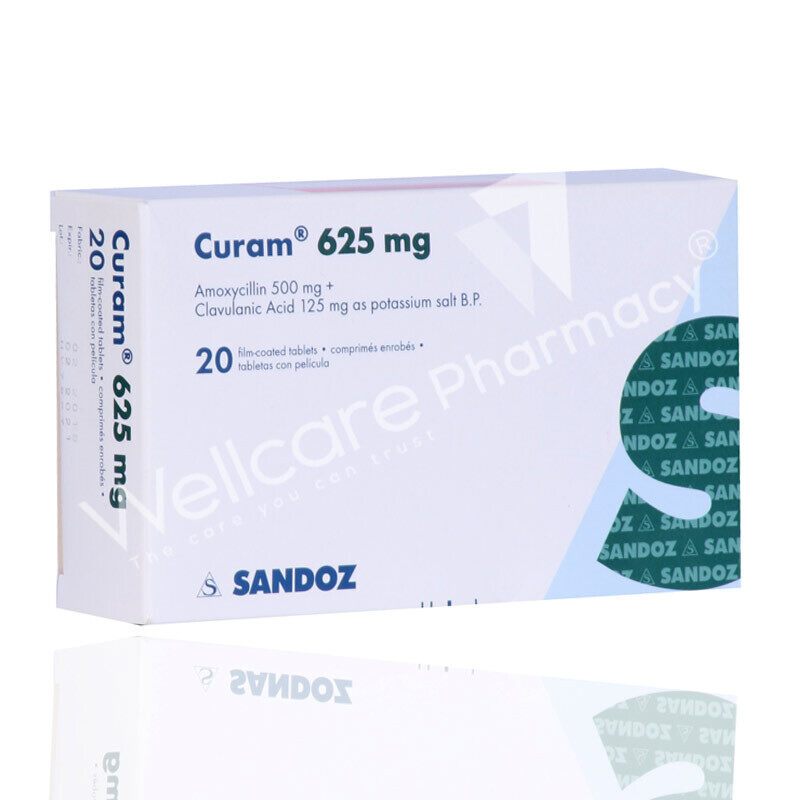 

Generic CURAM 625MG CAP 20S