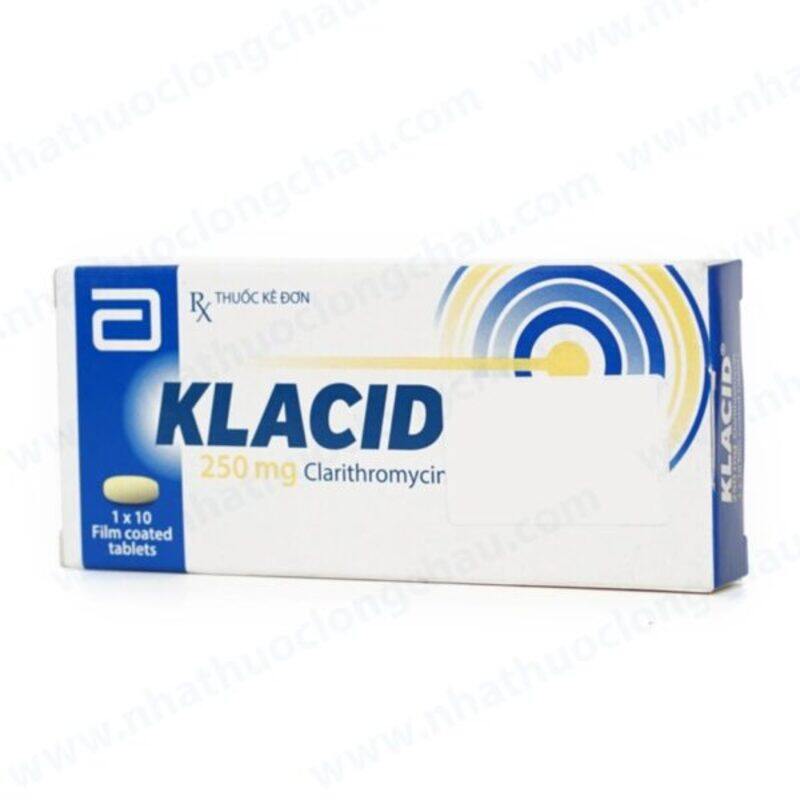 

Generic KLACID, 250 MG, TABLETS 14'S