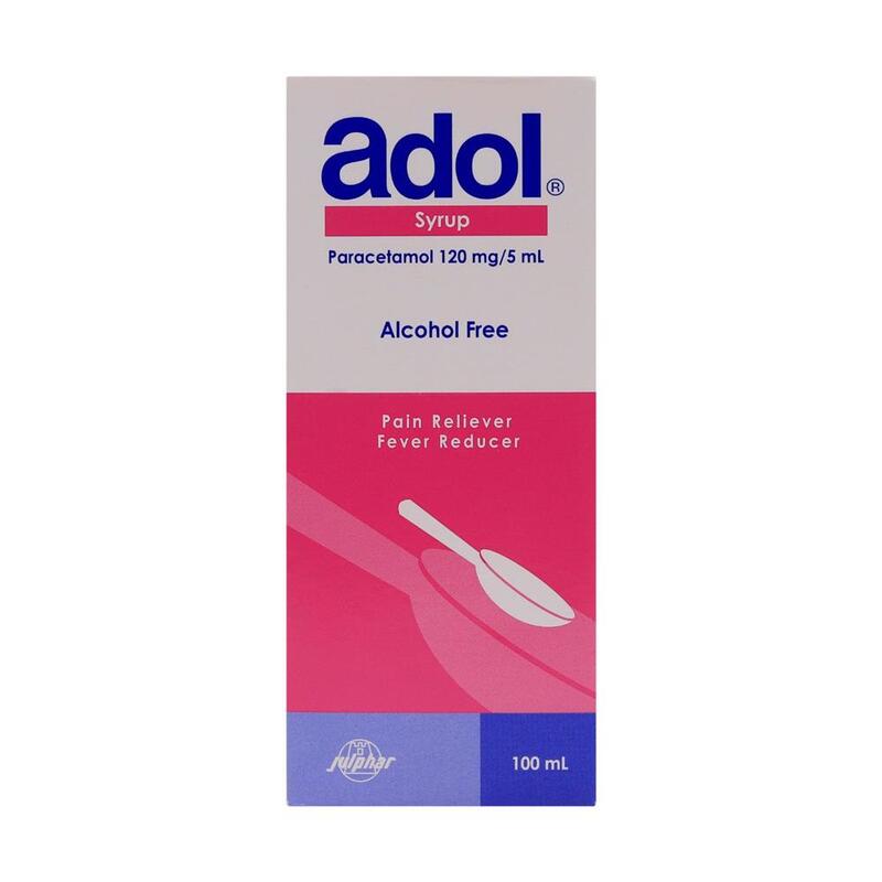 ADOL SYRUP PARACENTAMOL 120 MG/5 ML 100