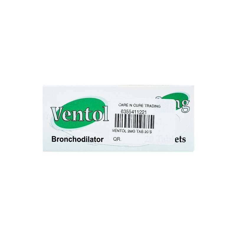 

Generic Ventol 2mg Tablets 20 Pieces