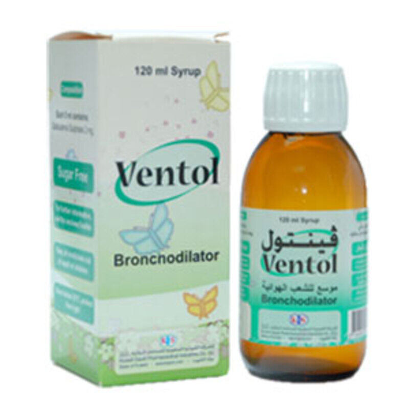 

Generic Ventolin 120Ml Sugar Free Syrup 2Mg/5Ml
